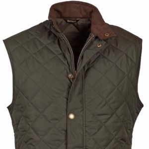 Barbour Lowerdale Gillet in Olive